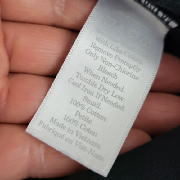 Everlane Black Graphic Sweatshirt Top Size S - Picture 5 of 5